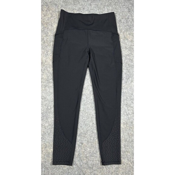 Lululemon Tightest Stuff Tight Women’s 6 Black Luxtreme Reflective Yoga Gym - Picture 1 of 6